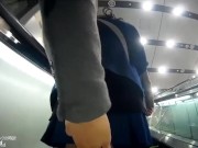 【盗撮動画】スミマセン、バレました！超可愛い美少女JKのスカート捲りパンチラを撮影したら修羅場展開！