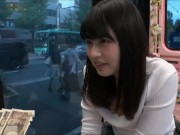 清純派系巨乳美人OLがMM号で後ろから好き放題セクハラされてクリ攻...