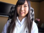 ピチピチ18才のロリ円光娘に制服のまま中出しして8P輪姦