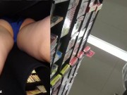 【盗撮動画】けっこう意外じゃん!!!上品で真面目そうな美女お姉ちゃんの喰い込みパンチラｗｗｗ