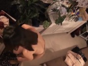 媚薬+マッサージでぶっ壊れてしまう人奥さまの様子