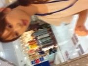 【盗撮動画】被写体レベル最高！清潔感が素晴らしい美女ショップ店員のお姉さまのパンチラ！
